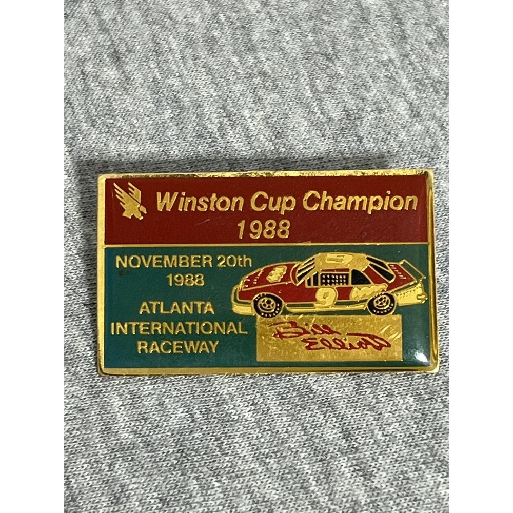 Vintage NASCAR Pins Lot Winston Cup 1988 Bill Elliott Atlanta 50th Anniversary